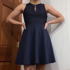 Navy Sparkle Dress